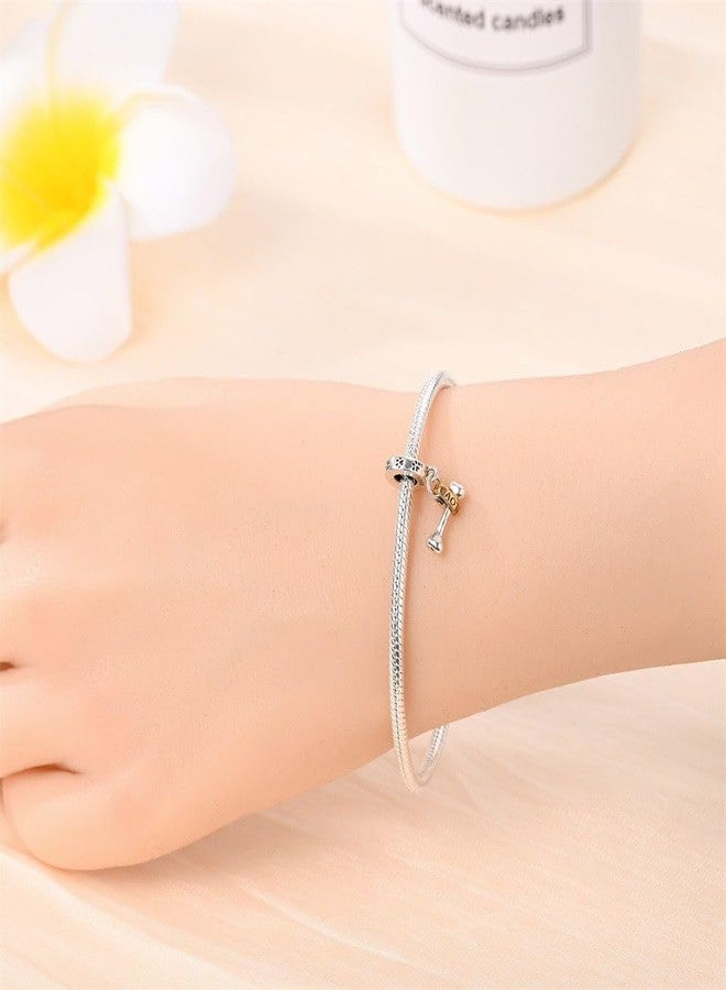 ARTCHARM Dog Print and Bone Love Heart Charms for Woman-925 Sterling Silver Dangle Pendant Bead with Cubic Zirconia,DIY Gifts for Women Bracelet & Necklace, red - Image 4